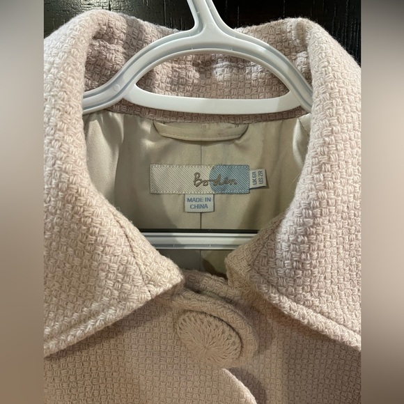 Boden Alice New Cream Scallope Wool Jacket - Picture 4 of 10